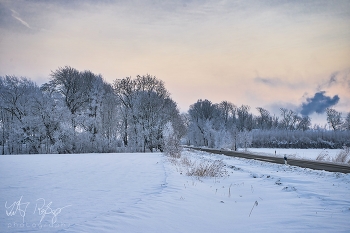 Winter in Norddeutschland / Schnee und Eis in Nordfriesland