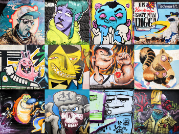 "Scary Monsters &amp; Funny Jokers" part 1 / Graffiti, Street Art Photography
