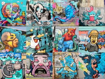 "Scary Monsters &amp; Funny Jokers" part 6 / Graffiti, Street Art Photography