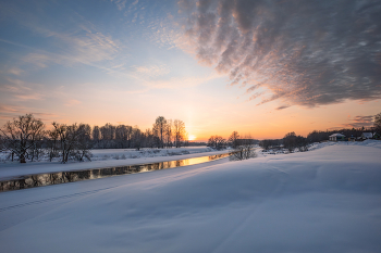 Sonnenuntergang im Winter / ***
