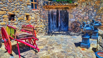 Rocafort de Bages - detall patí - Bages / Rocafort de Bages - detall patí - Bages