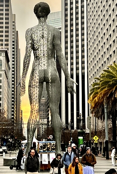 Sunset in San Francisco / Sunset, Market Street, San Francisco