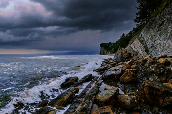Cape Kadosh - 1 / Tuapse/ Krasnodarskiy kray. Black Sea.