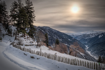 Cloudy Day In Svaneti / ***