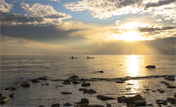 Das Schwarze Meer Sonnenuntergang / ***