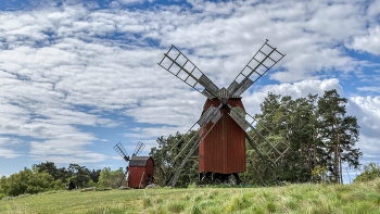&nbsp; / windmühlen auf oland , schweden