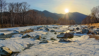 April Sonnenuntergang / ***