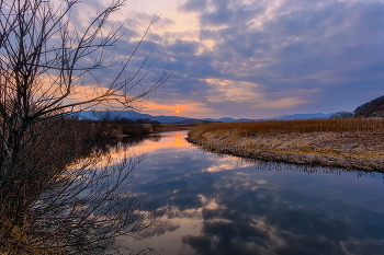 Fluss Sonnenuntergang / ***