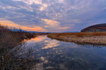 Fluss Sonnenuntergang / ***