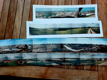 Panorama vor dem digitalen Zeitalter / Eine Reihe Fotos und die Abzüge passend schneiden und zusammen kleben, so ging das mal vor einiger Zeit