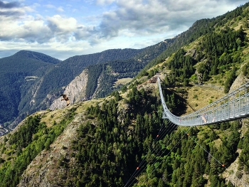Canillo - El Tarter (pont tibetà) - Andorra / Canillo - El Tarter (pont tibetà) - Andorra