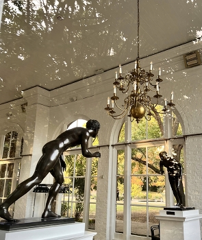 Against all odds / View on a 19th century interior through a window