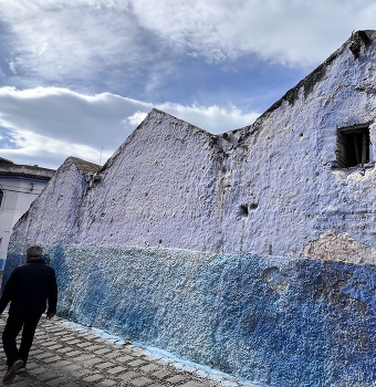 Down here and up above / A village in Morocco