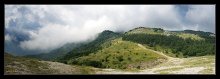 Menschen, Berge, Wolken / ***