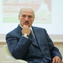 Präsident Alexander Lukaschenko. Eyes. Portrait. / ***