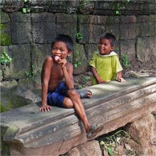 Kinder in Kambodscha / foto by Ablau Max and me (c) 2009