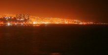 Blick auf den Valparaiso nachts / ***