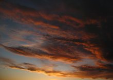 Der Himmel bei Sonnenuntergang / ***