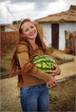 Wassermelone als Geschenk! / :) ...