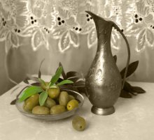 Oliven sind geschmackvoll Osten (Oliven mit Geschmack von Osten) / ***
