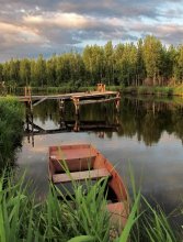 Iset River Mittleren Ural. / @______\\_____