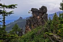 Ergaki .. Angesichts der Felsen Stein Stadt / ***