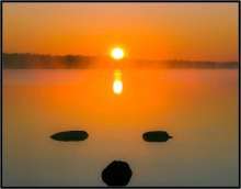 Sonnenaufgang auf dem Ladoga-See ... / ***