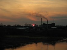untergehenden Sonne, Sonne / ***