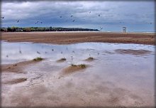 wenn der Herbst kommt, um den Strand / ***