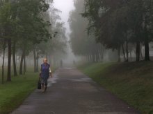 Nebel auf der Straße Tschkalow / ***