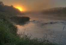 Eines Morgens in der Dämmerung. / ***