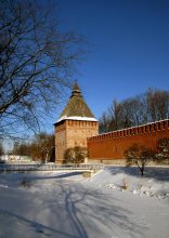 Smolensk und seine Umgebung 33 ... Kopytinkaya Turm ... Winter. / ***