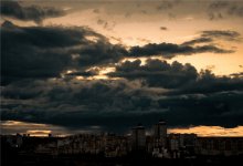 Minsk Sunset / Minsk in Clouds | 2010