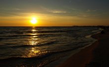 Ostsee Sonnenuntergang. / ***