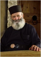 Porträt eines kretischen Mönch. / ***