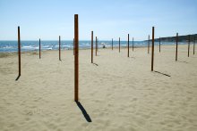 Über Regenschirm. Beach. Keine Saison die Nummer 2 / *********