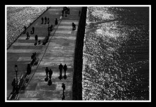 The Pier / A pier, near the sea.