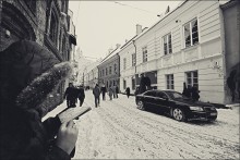Pilies-Straße in der Altstadt von Vilnius. / ***