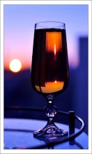 Sunshine in einem Glas Apfelsaft / ***