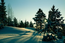 Ruskeala. Mountain Park. Snow. / ***