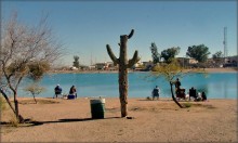 ice fishing in Arizona / ***