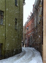 Schneefall in der Altstadt / ***