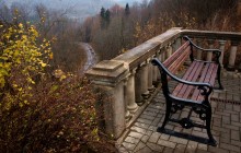 Lonely bench / Latvia, Sigulda