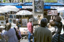 Kunstmarkt in Montmartre / ***