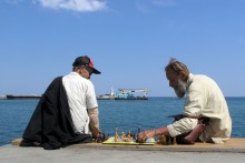 am meer 11 / schach an frischer meeresluft