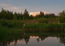 Über Sonnenuntergang und Fischer / *******