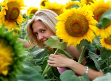 Girl in Sonnenblumen / ***