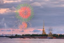 St. Petersburg. Salute zu Ehren der Navy. / ***