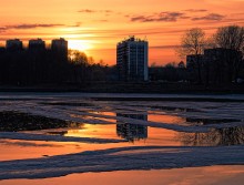 Sonnenuntergang auf dem Canal / *****