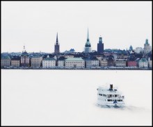 weißes Boot / *****